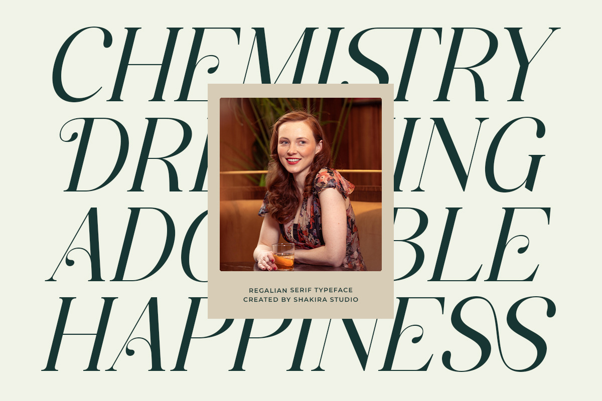 Elegant Luxury Serif - Regalian, a Serif Font by Shakira Studio (Photo 5 of 10)