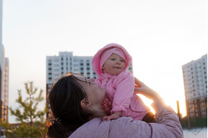 Mother and daughter enjoy a joyful, a Nature Photo by darksoul72
