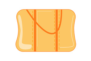 Baby bag icon vector flat, an Object Illustration by vectorpointstudio