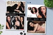 Model Comp Card Template, a Brochure Template by retrographix (Thumbnail 1 of 2)