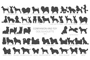 Companion and Toy Dogs Silhouettes, an Animal Illustration by pet design shop (Thumbnail 6 of 15)