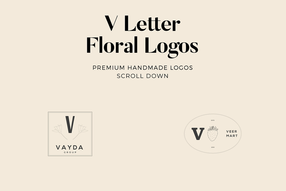 520 A to Z Floral Logos Bundle, a Branding & Logo Template by AN Productions (Photo 180 of 223)