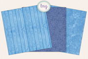 Blue Jean Digital Scrapbook Papers, a Pattern Graphic by Lavender Mint Graphics (Thumbnail 2 of 5)