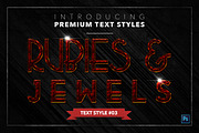 Rubies & Jewels #2 - 15 Text Styles, a Layer Style Add-On by Jonas Stensgaard (Thumbnail 4 of 18)