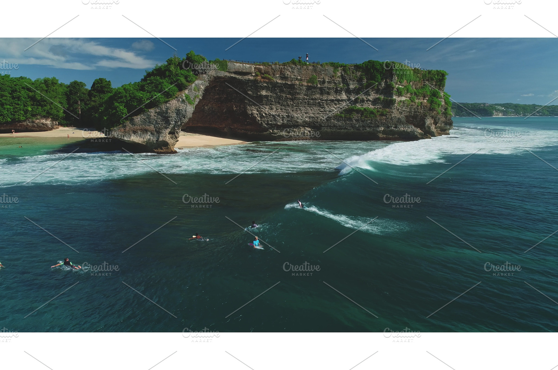 Surfers waiting for the perfect wave, a Nature Photo by Goinyk