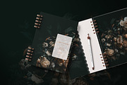 Dark Floral Background, a Pattern Graphic by paper aesthetic (Thumbnail 7 of 10)
