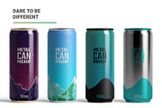 330ml Sleek Can Mockup, a Packaging Mockup by AY Mock-Ups (Thumbnail 9 of 9)