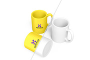 Modern Set of Coffee Mugs Mockup, a Product Mockup by graphypix (Thumbnail 3 of 4)