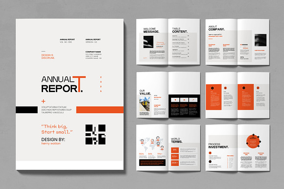 Professional Annual Report Template preview 7