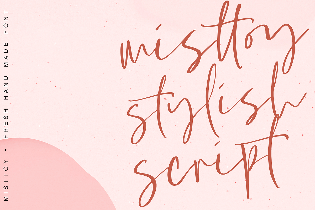 Misttoy Script, a Script Font by Quothron (Photo 7 of 8)