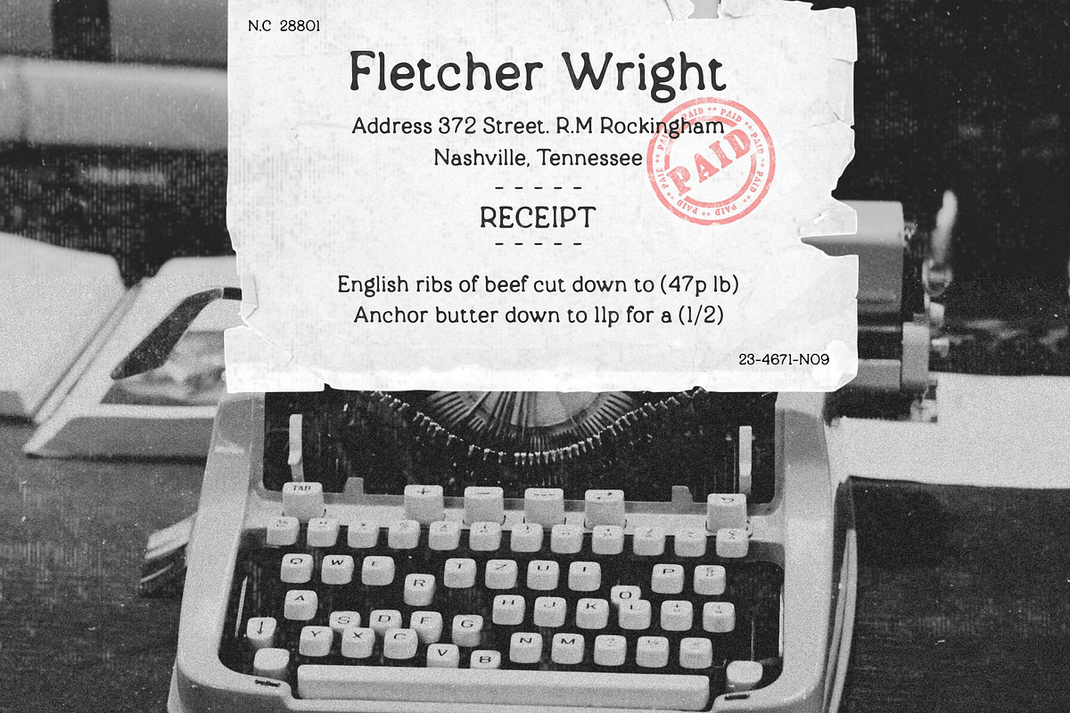 Absolutely Vintage Serif Font, a Serif Font by Letteralle Studios (Photo 3 of 11)
