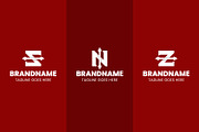 Letter S N Z Spear Modern Logo, a Branding & Logo Template by Pray Art Design Studio (Thumbnail 2 of 2)