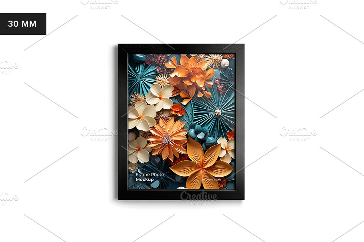 Front Portrait Frame Mockup - 11x14, a Household Mockup by Mockups by Carlos Viloria (Photo 5 of 7)