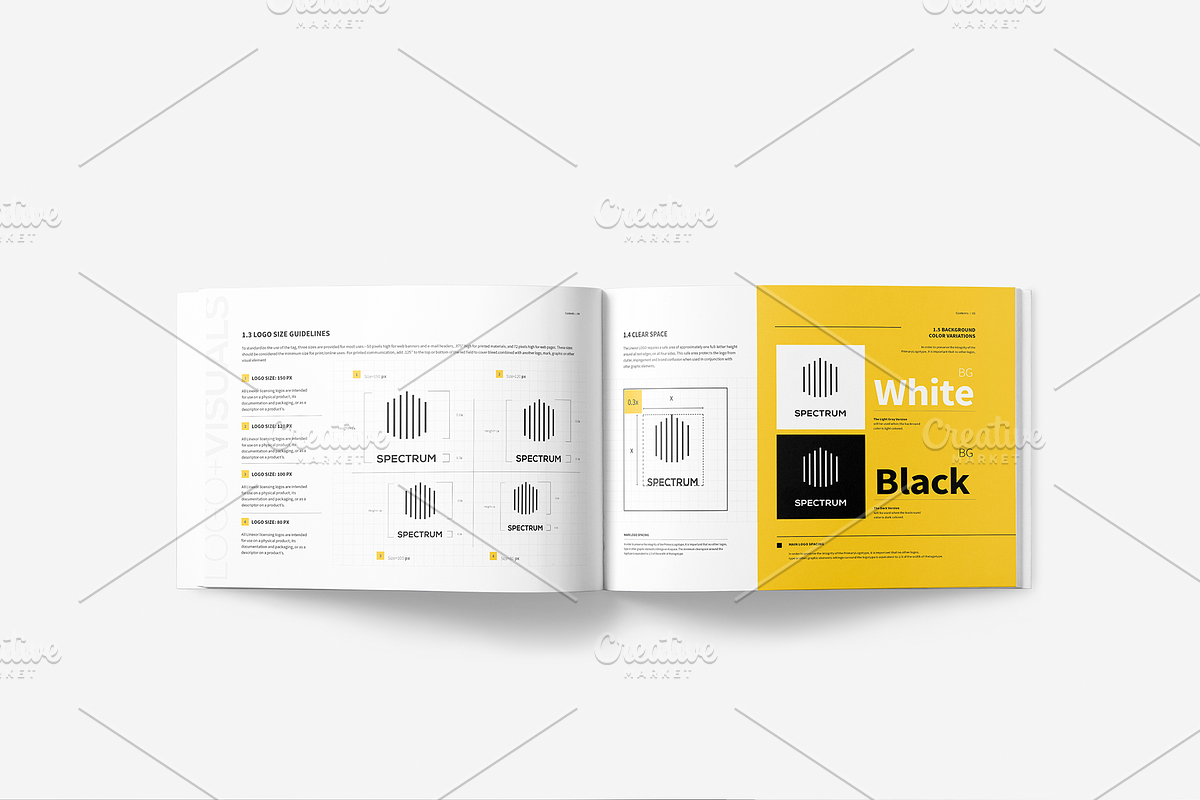Brand Manual 28 Pages A4 / US Letter, a Brochure Template by Mastergfx (Photo 10 of 21)