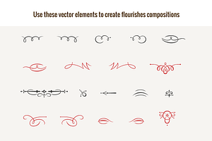 Flourishes Vector Kit N2