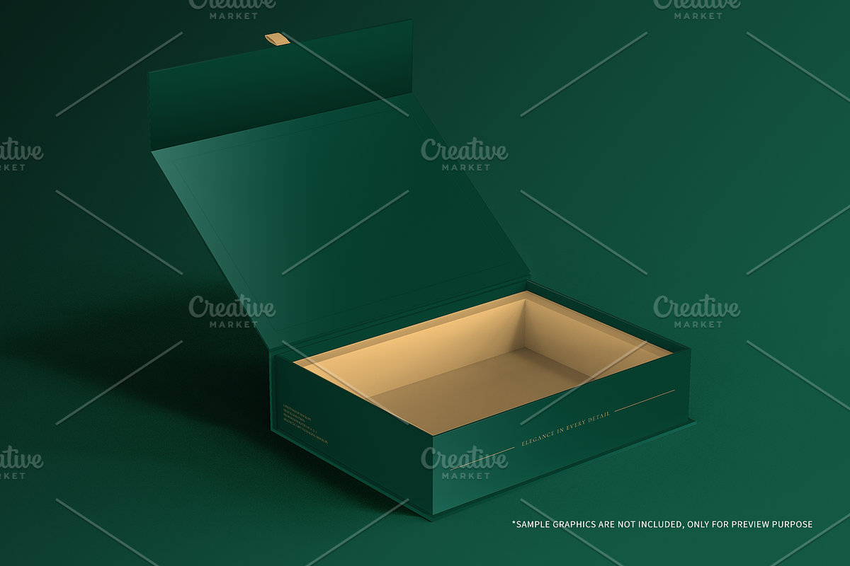 Magnetic Gift Packaging Box Mockups, a Packaging Mockup by shaikerintu (Photo 6 of 17)