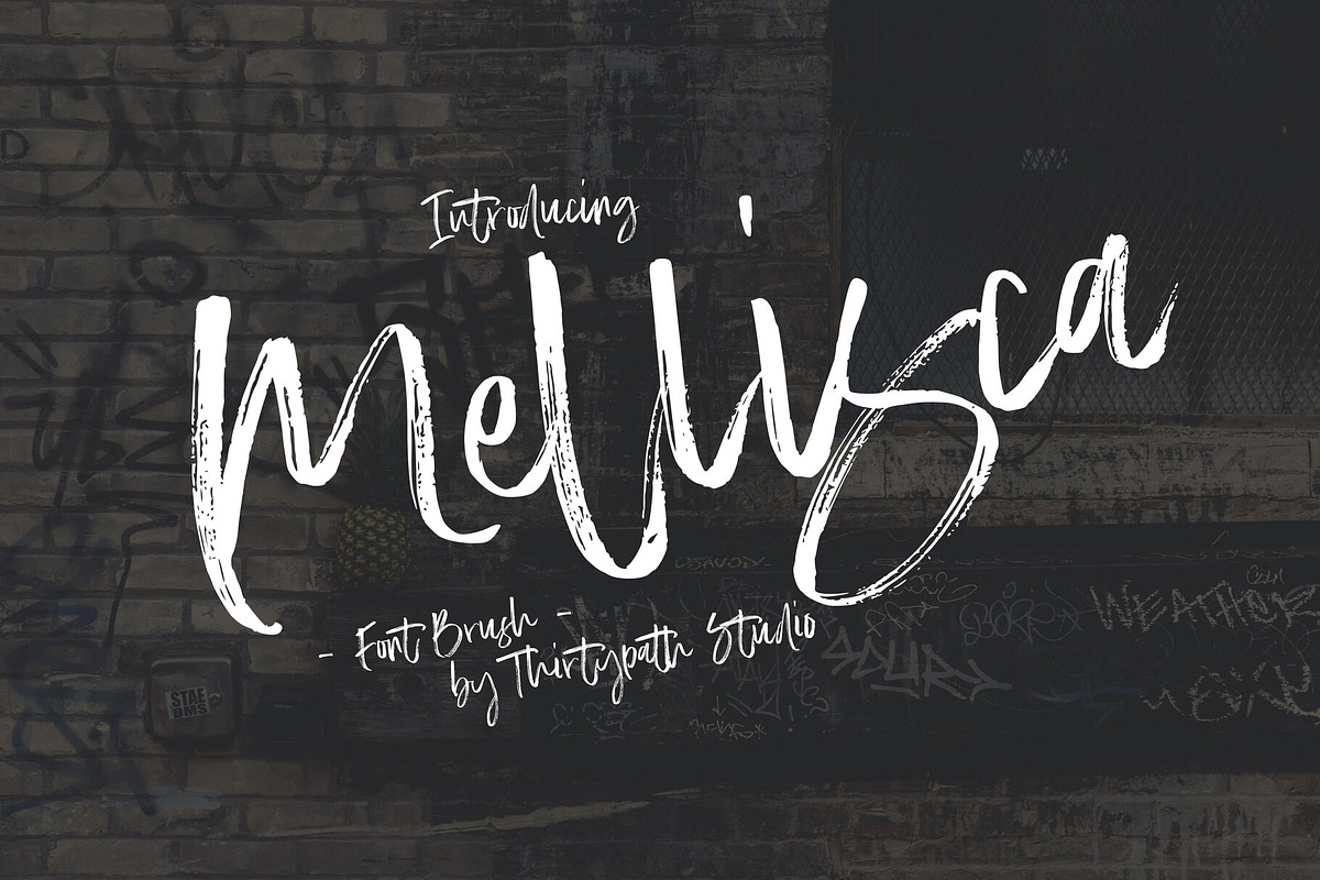 Mellisca Handwritten Brush Font, a Handwritten Font by Thirtypath Studio (Photo 1 of 9)