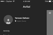 Oculus iOS Wireframe UI Kit, a Wireframe Template by Yaroslav Zaitsev (Thumbnail 21 of 23)