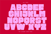 Fat Chubby Sans - Sans Serif Font, a Sans Serif Font by suhadidesign (Thumbnail 7 of 11)