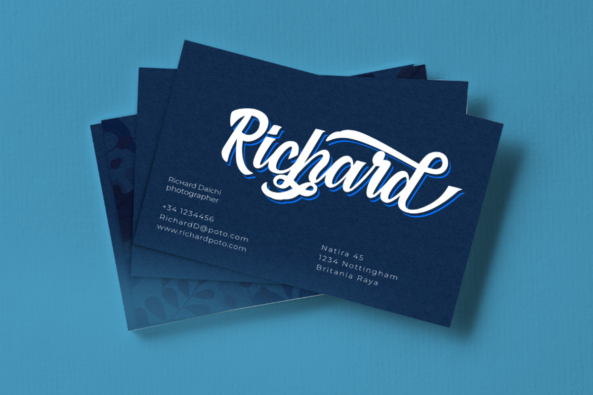 Nottingham script, a Script Font by Ginart (Photo 4 of 8)