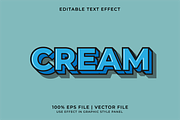 Cute Cream Text Effects Bundle, a Layer Style Add-On by WM48 Shop (Thumbnail 7 of 10)