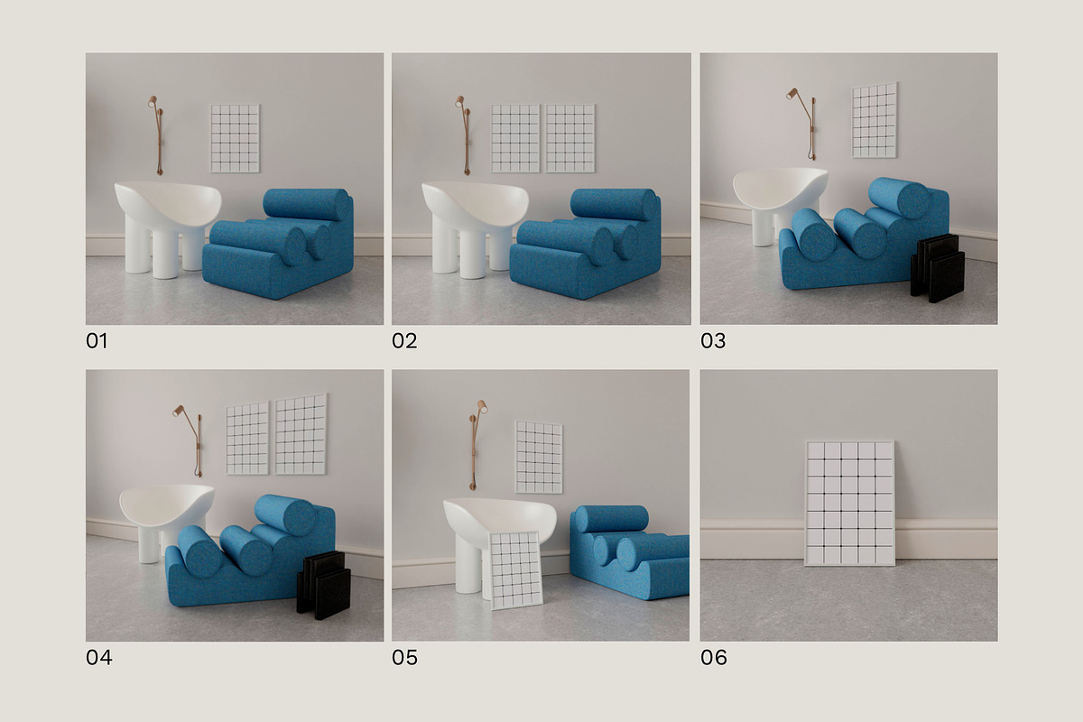 Artwork Frame Mockup Bundle BESS, a Household Mockup by Bonumo (Photo 2 of 9)