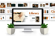 Library - Education Google Slide, a Presentation Template by Deepslide Studio (Thumbnail 4 of 6)
