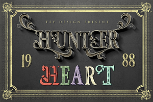 Hunter Heart  - Display Font
