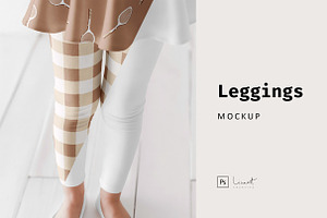 Kids Leggings Mockup