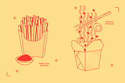 Fast Food Vector Illustration, a Food Illustration by GemPortella (Thumbnail 6 of 14)