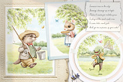 Little picnic party by the river, an Animal Illustration by Mimomy (Thumbnail 12 of 13)