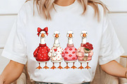 Cute Goose Valentines Day Png, an Illustration by designcity5 (Thumbnail 8 of 9)