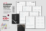 Ultimate Planner Bundle Pack 2026-28, a Stationery Template by Design Zone (Thumbnail 1 of 10)