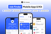 JobSkuyy - Job Finder App UI Kit, an UI Kit Template by Moni Studio (Thumbnail 1 of 6)