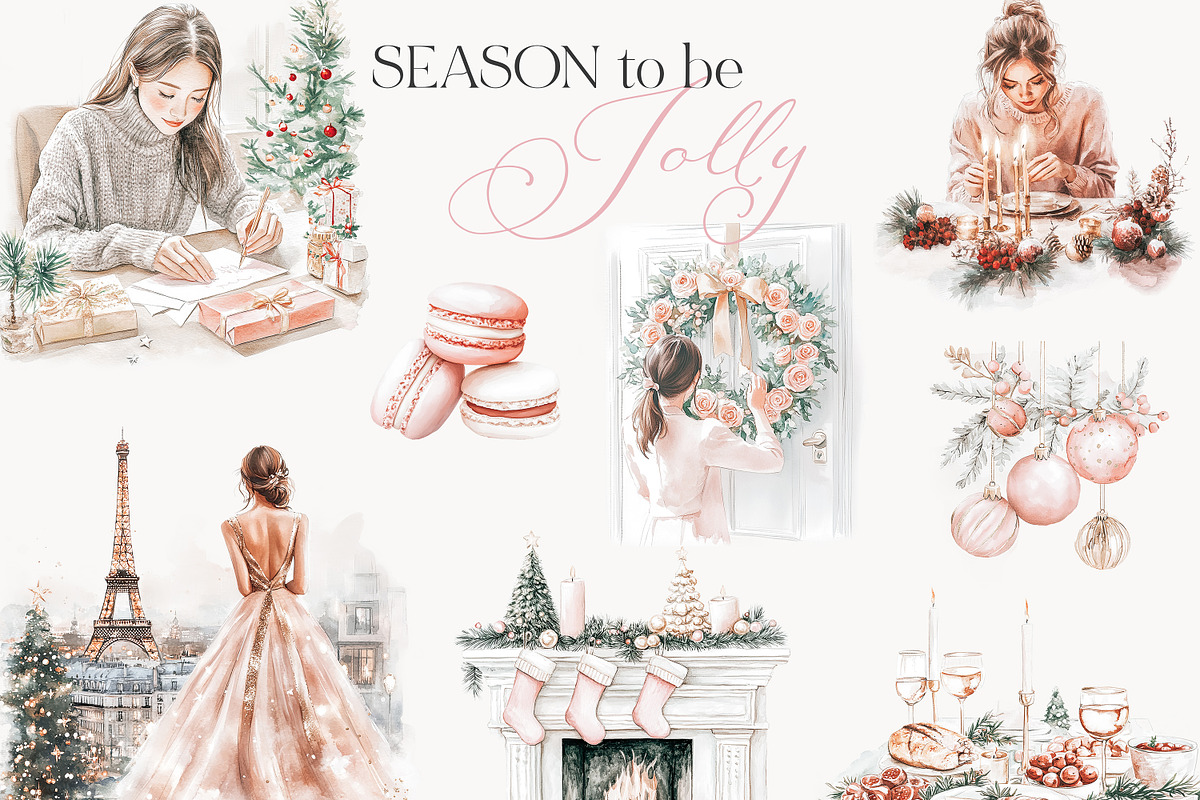 New! Winter Christmas Edition, a Seasonal Illustration by Isabelle Salem (Photo 108 of 227)
