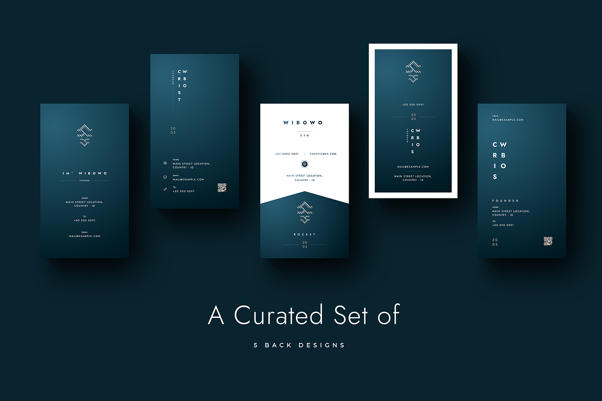 Oceana - Exclusive Business Cards, a Business Card Template by Ctrl space studio (Photo 2 of 9)