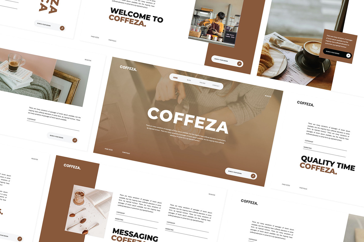 Coffeza Coffee Presentation, a Presentation Template by prps.std (Photo 1 of 9)