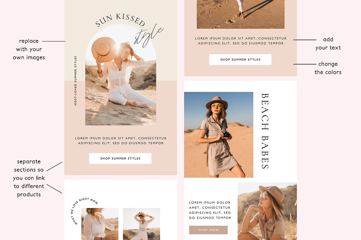 Neutral Email Marketing Template, an Email Template by KikiBunnyCreative (Photo 2 of 7)