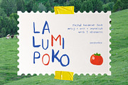 lalumipoko handmade font, a Handwritten Font by Perplexitics (Thumbnail 1 of 11)
