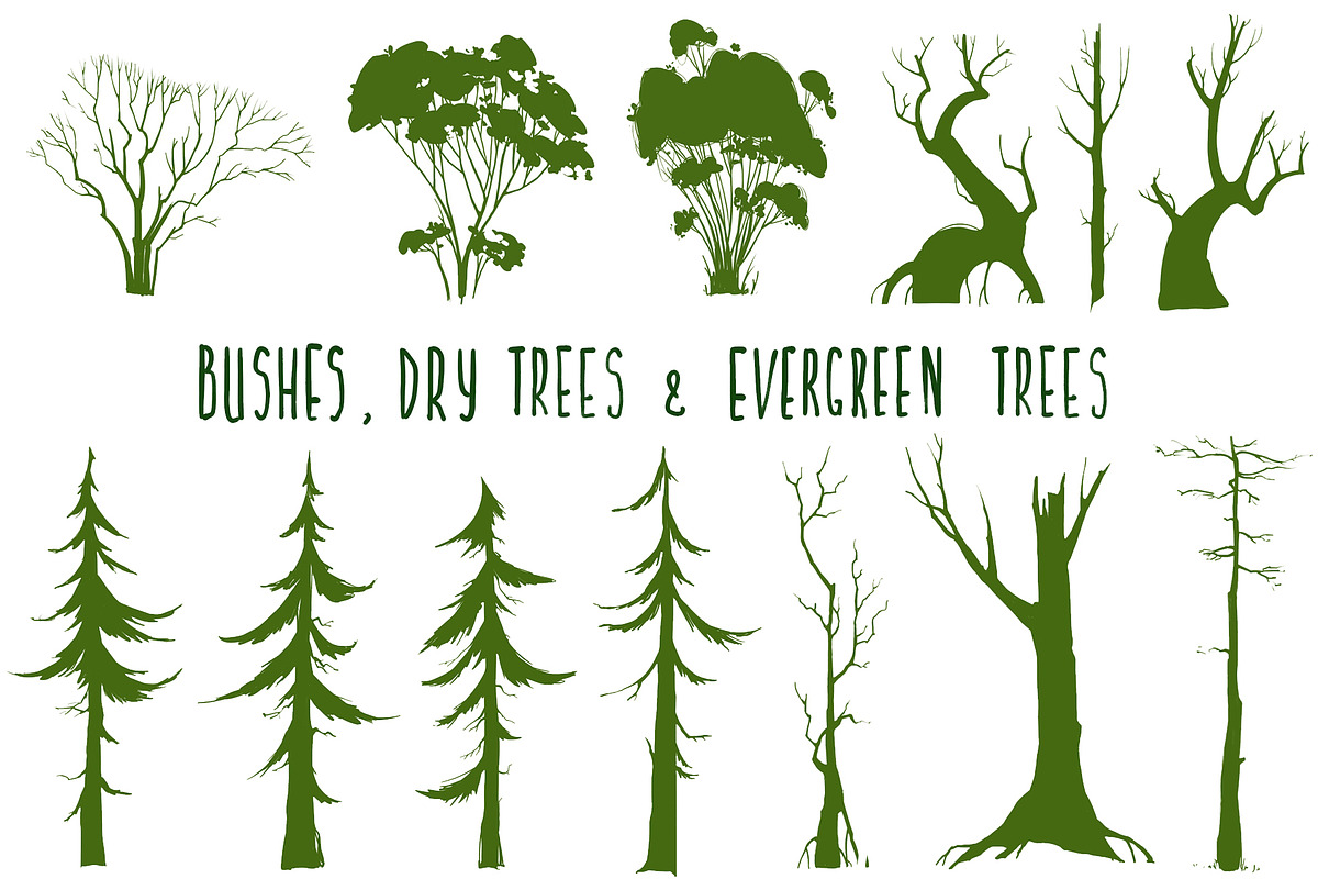 Forest brushes - PROCREATE, a Brush Add-On by Dashamoony (Photo 2 of 4)