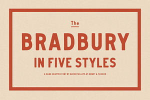 The Bradbury - A Hand Drawn Font, a Sans Serif Font by Komet & Flicker