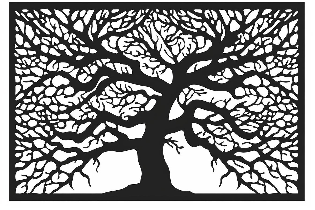 Tree Branch Laser Cut Panel Bundle, a Graphic by balal (Photo 9 of 11)