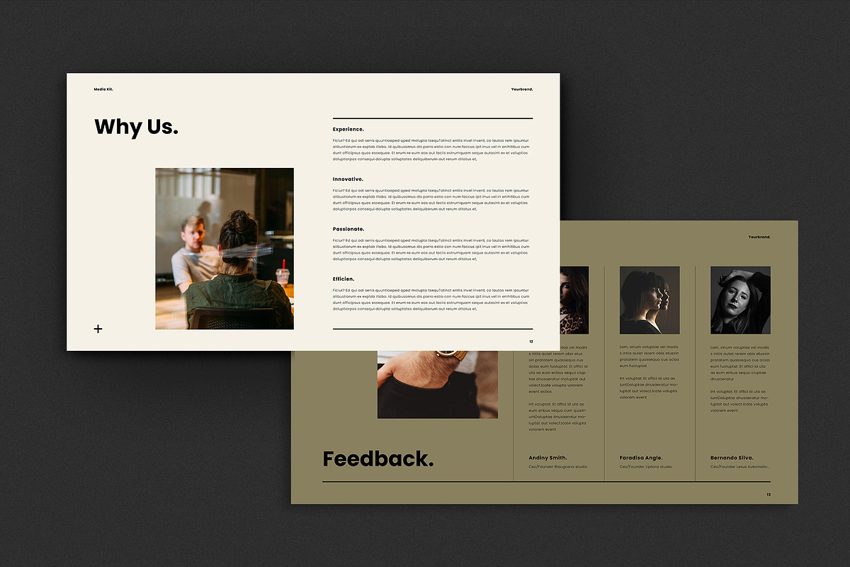 Media Kit Powerpoint Template, a Presentation Template by Occy Design (Photo 4 of 7)