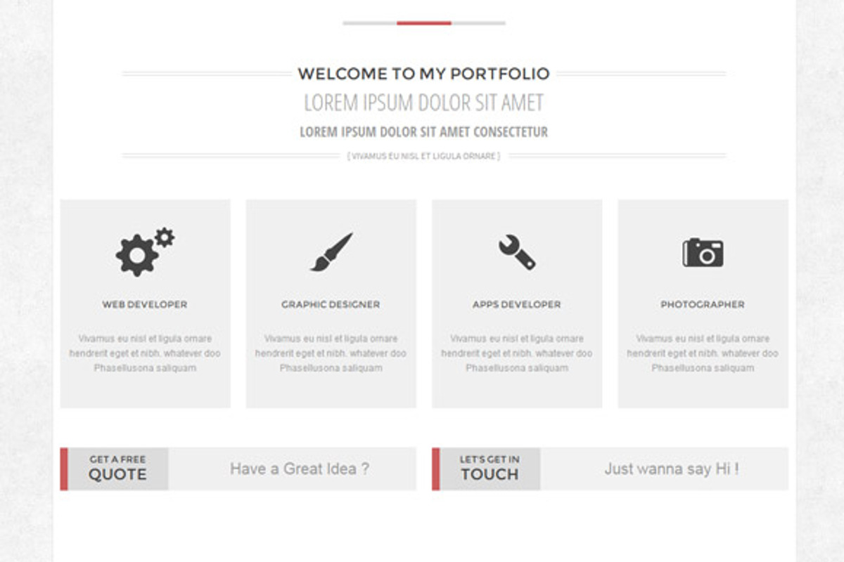 Vento - Portfolio Muse/HTML Template, a Websites & App Template by WellMadePixel (Photo 2 of 5)