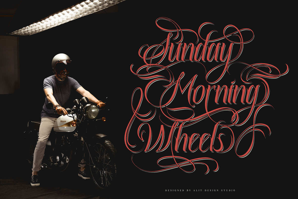 Thousand Familia, a Script Font by alit design (Photo 13 of 15)