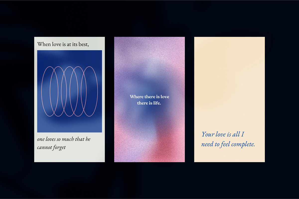 Love Quotes Aesthetics Vol II, a Social Media Template by Nurrehmet Studio (Photo 11 of 11)