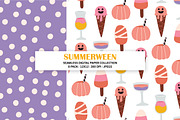 Summerween Seamless Pattern, a Pattern Graphic by Alanna Messina Design Co (Thumbnail 4 of 9)