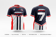 Soccer Uniform | Jersey  Mockup, a Shirt Mockup by Jiwstudio (Thumbnail 1 of 6)