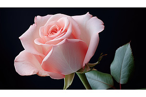 delicate pale pink roses ai, a Background Photo by pikepicture