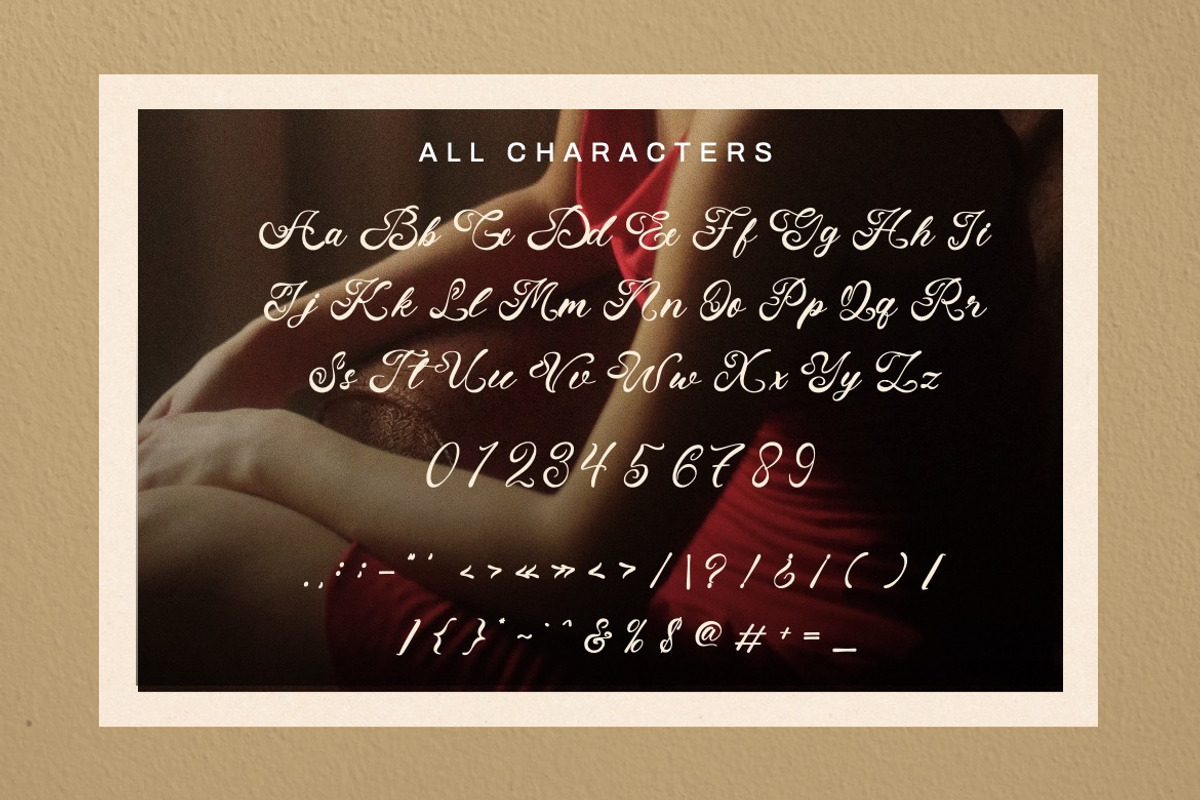 Fenshui – Fancy Script Font, a Script Font by Dhabee (Photo 3 of 17)